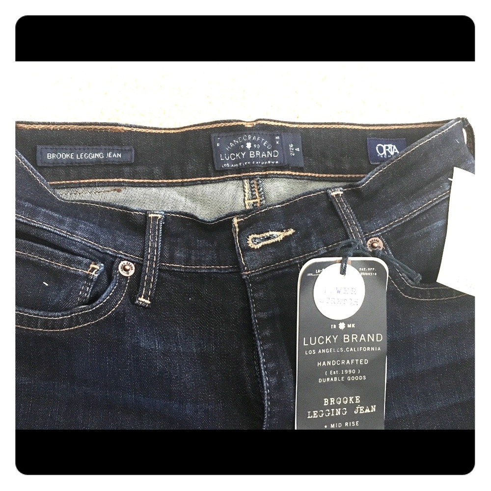 Lucky Brooke Legging jean Sz 2/26 Ankle. NWT